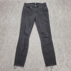 Paige Jeans Womens 27 Black Skinny High Rise Jeggings Denim‎ Stretch Ladies